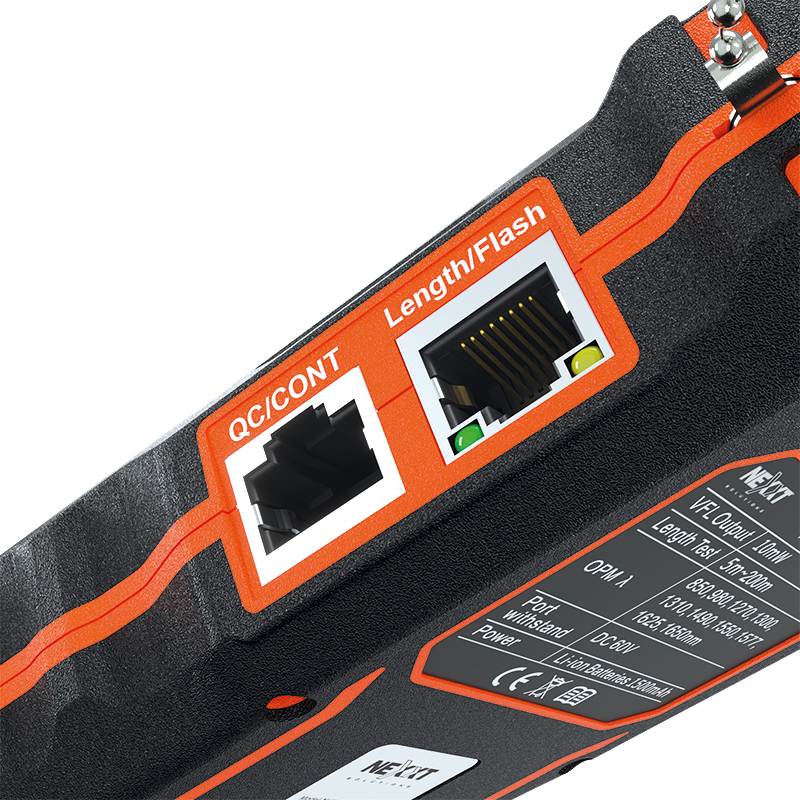 Multifunction LAN cable tester and fiber optic power meter