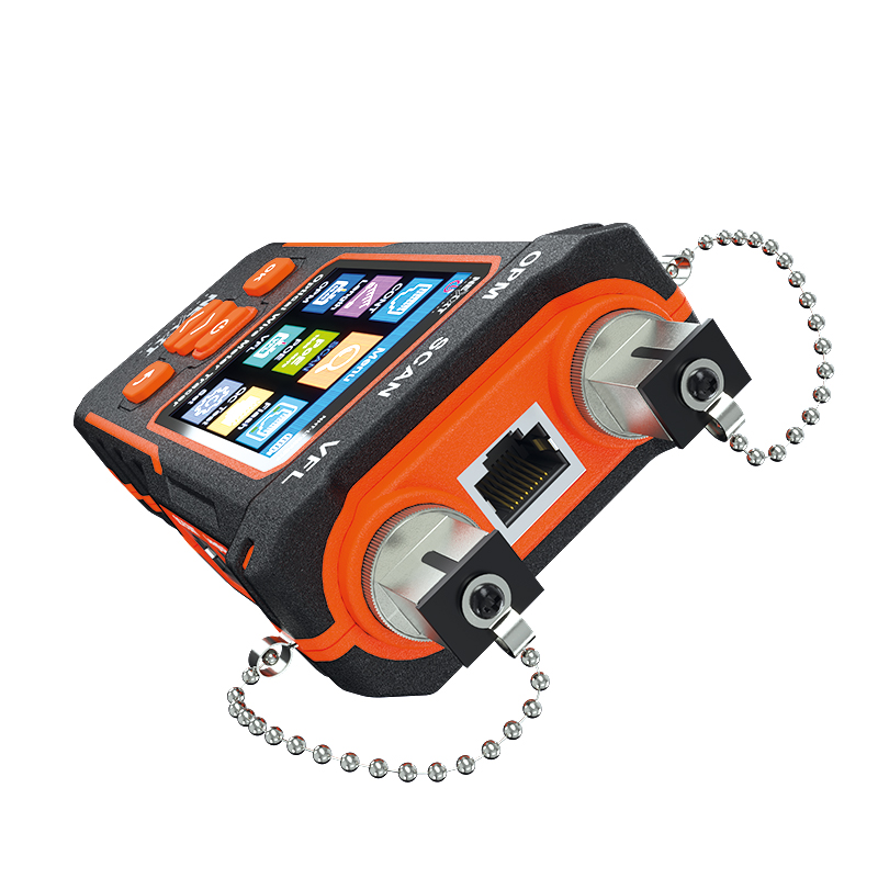 Multifunction LAN cable tester and fiber optic power meter