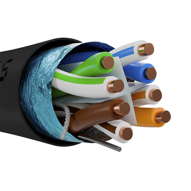 F/UTP Outdoor Cable 4 Pairs Cat6
