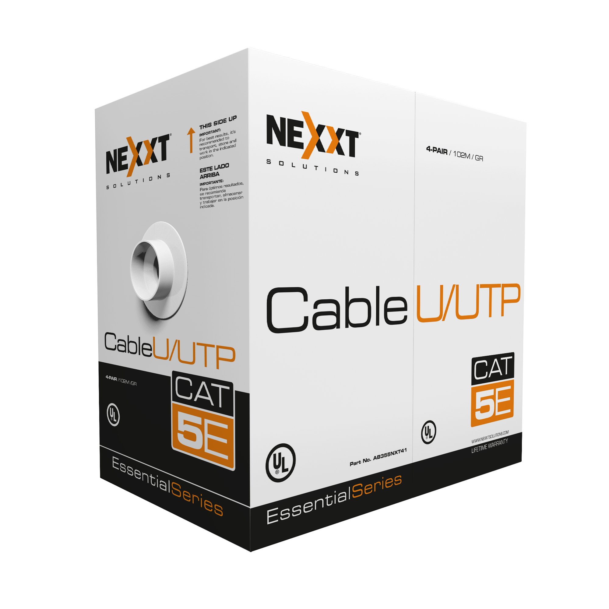 Cable U/UTP Cat5e, Calibre 25AWG