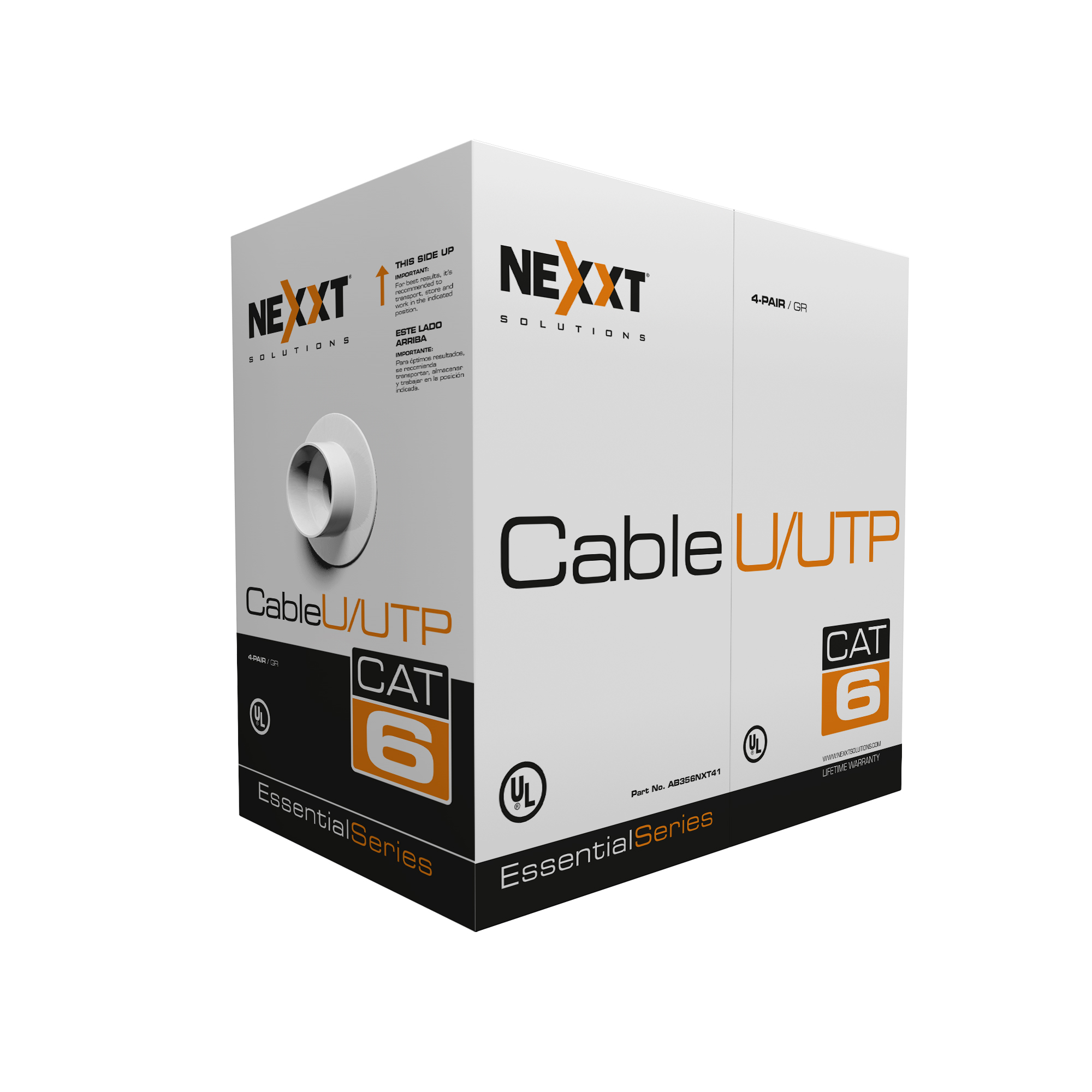 UTP Cable 4 Pairs Cat6, 24AWG Gauge