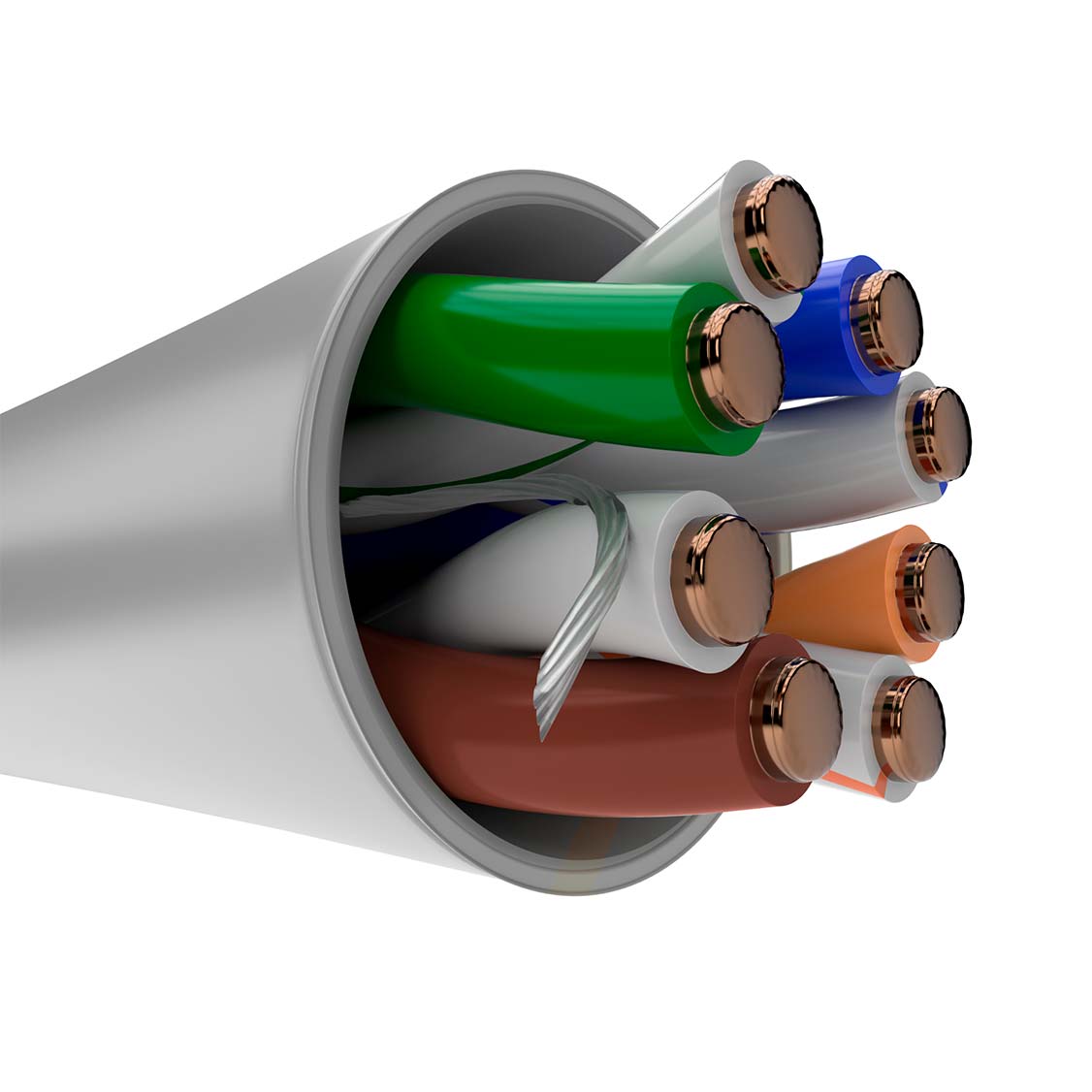 Cable UTP Cat6a, Calibre 23AWG