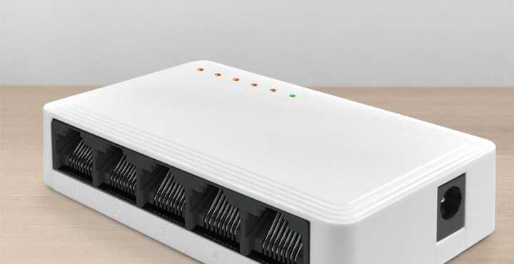 Naxos501-G | 5-port Gigabit desktop switch - NSW-N501G