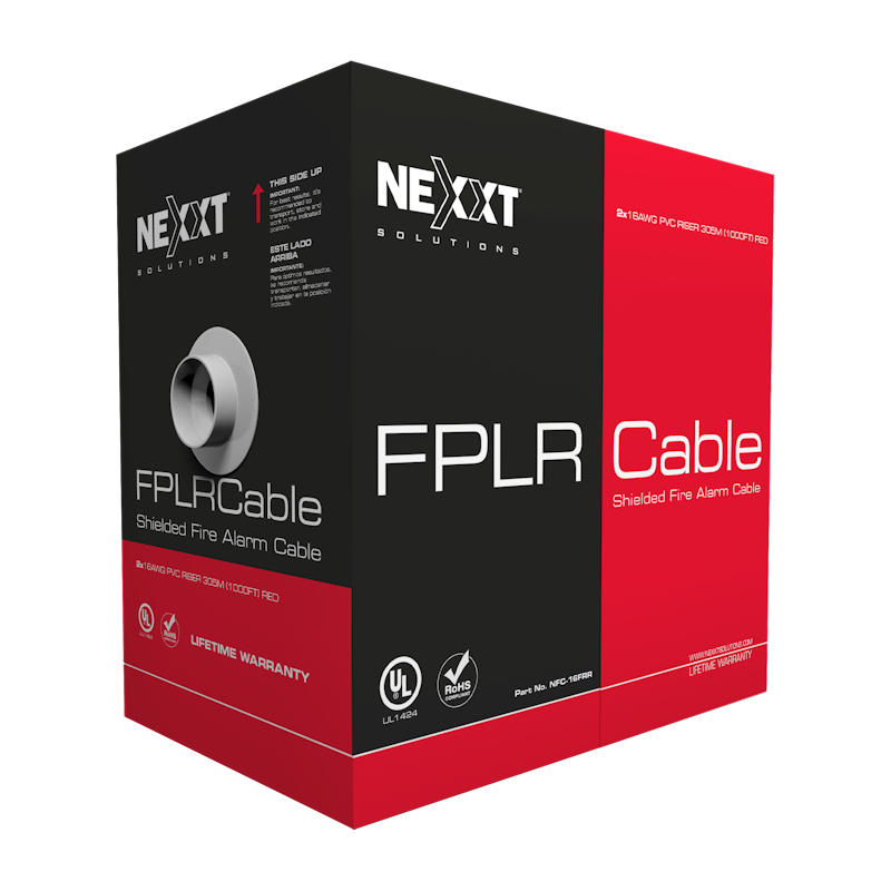 Cable FPLR Sistema de alarma 16AWG blindado