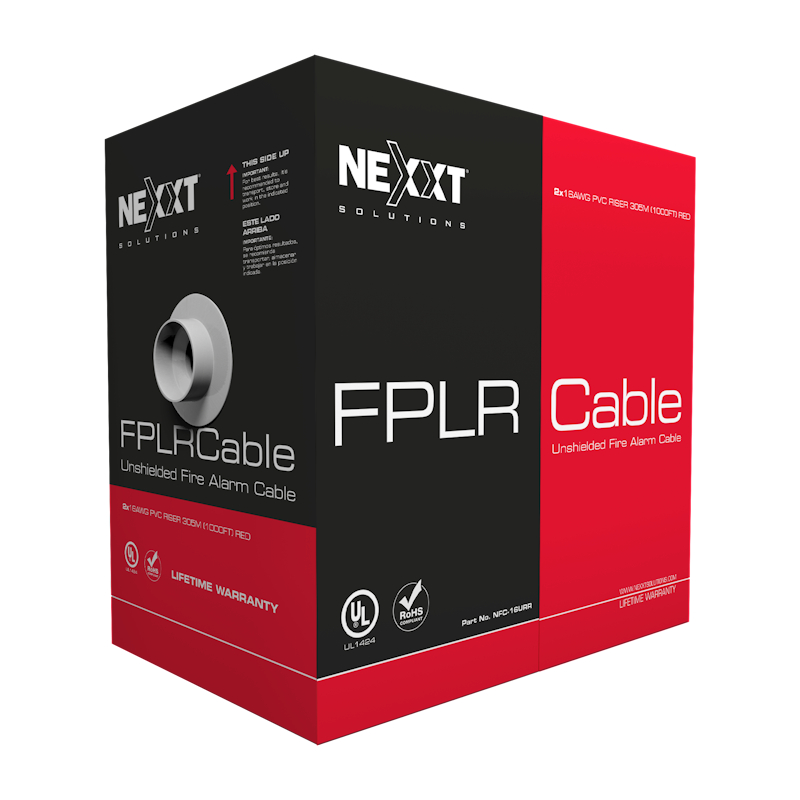 Cable FPLR Sistema de alarma 16AWG no blindado