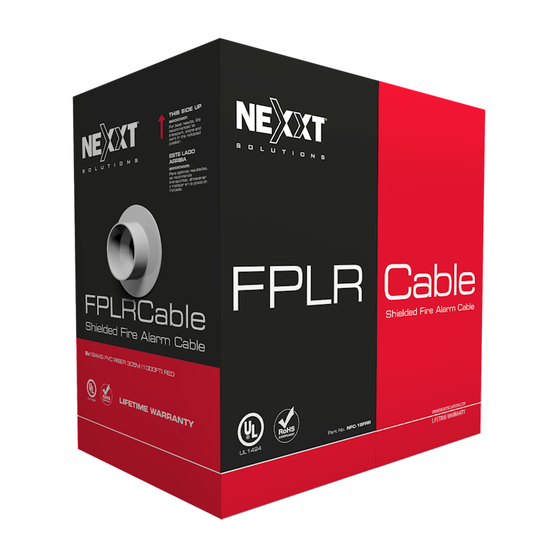 Cable FPLR Sistema de alarma 18AWG blindado