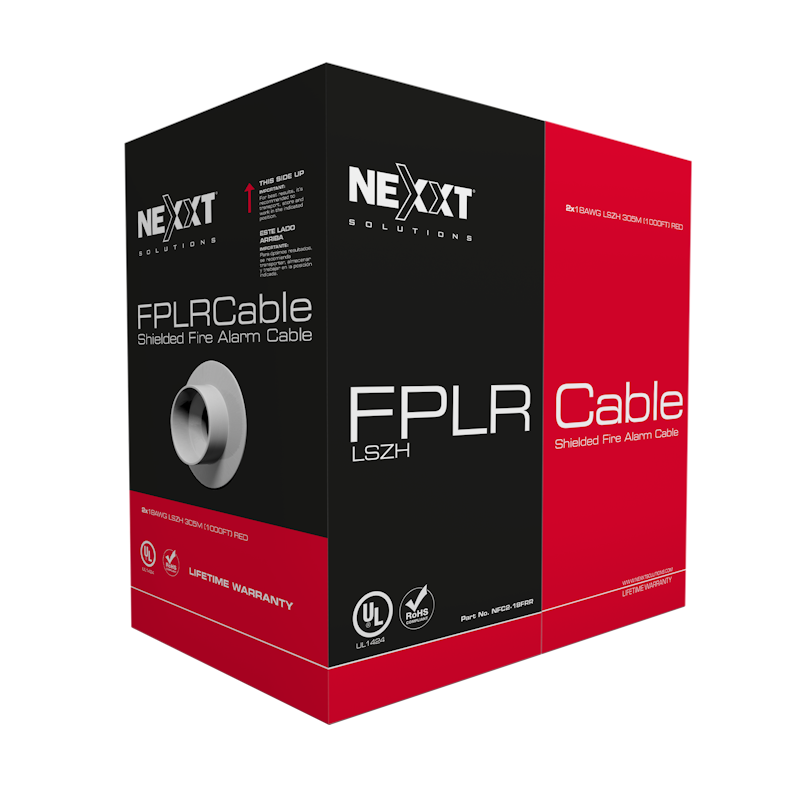 Cable FPLR LSZH Sistema de alarma 18AWG blindado