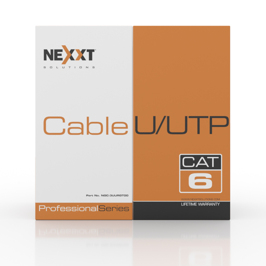 UTP Cable 4 Pairs Cat6 Cat6 Bulk, U/UTP Cable, CMR type