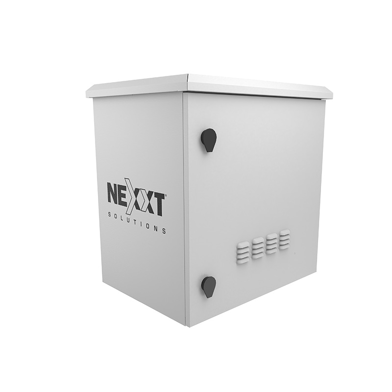 Outdoor fixed pole mounted cabinet, Fully assembled - NPC-OXU64P