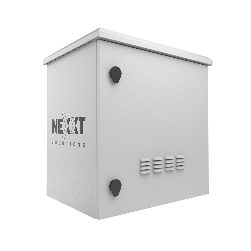 Outdoor fixed pole mounted cabinet, Fully assembled - NPC-OXU66P
