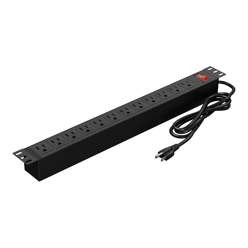 12 NEMA outlets rack mount power strip