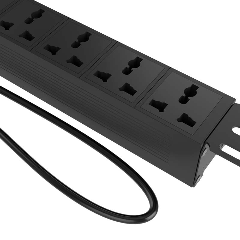 Rack mount power strip 8 outlets, 220VAC