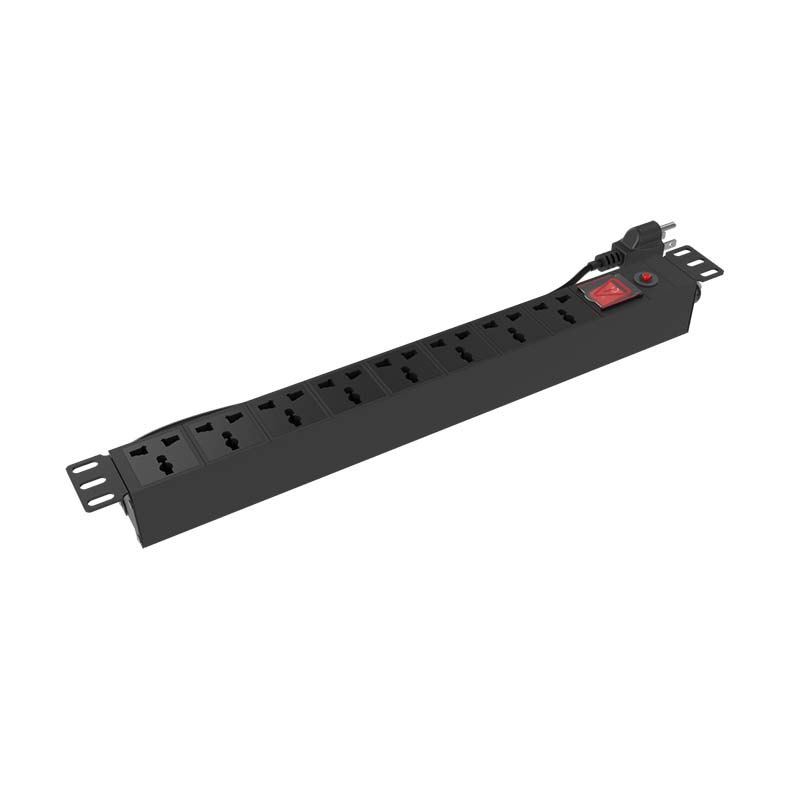 Rack mount power strip 8 outlets, 220VAC