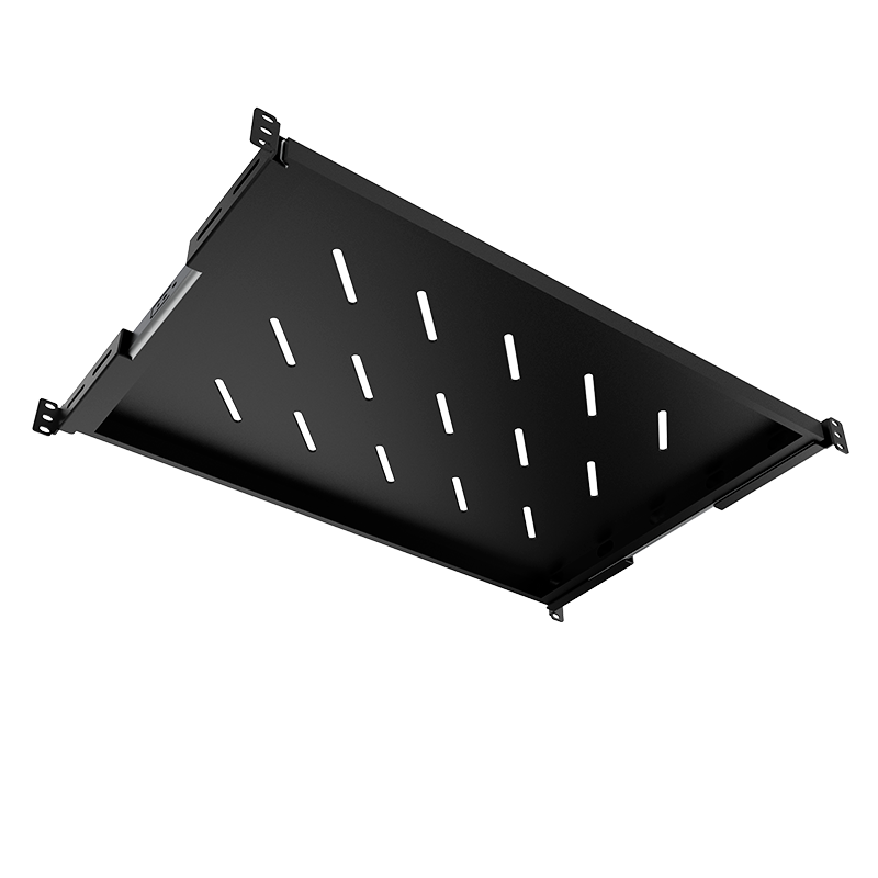 Sliding adjustable 4-point shelf