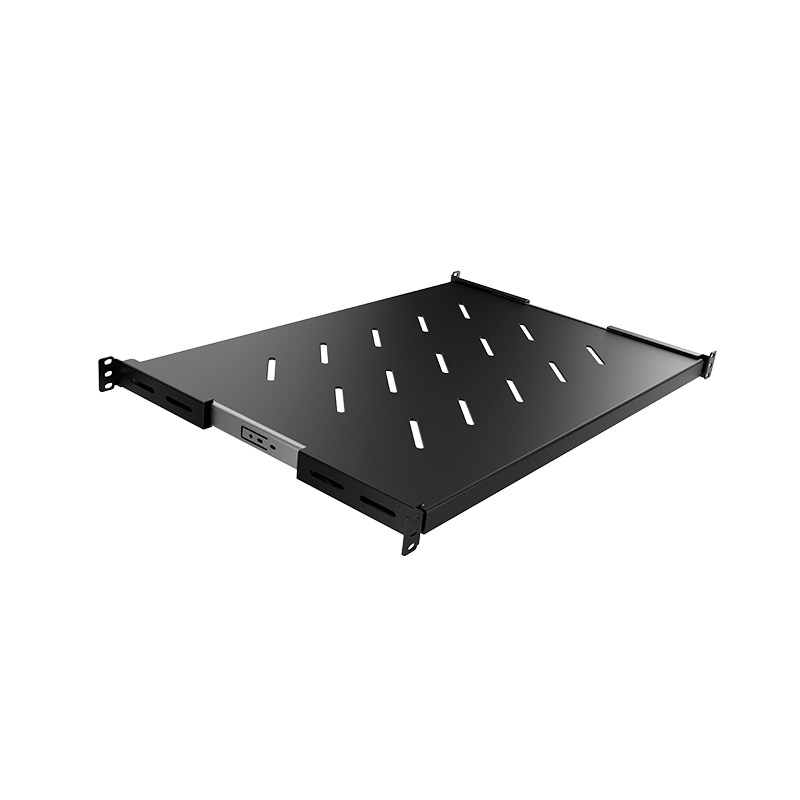 Sliding adjustable 4-point shelf