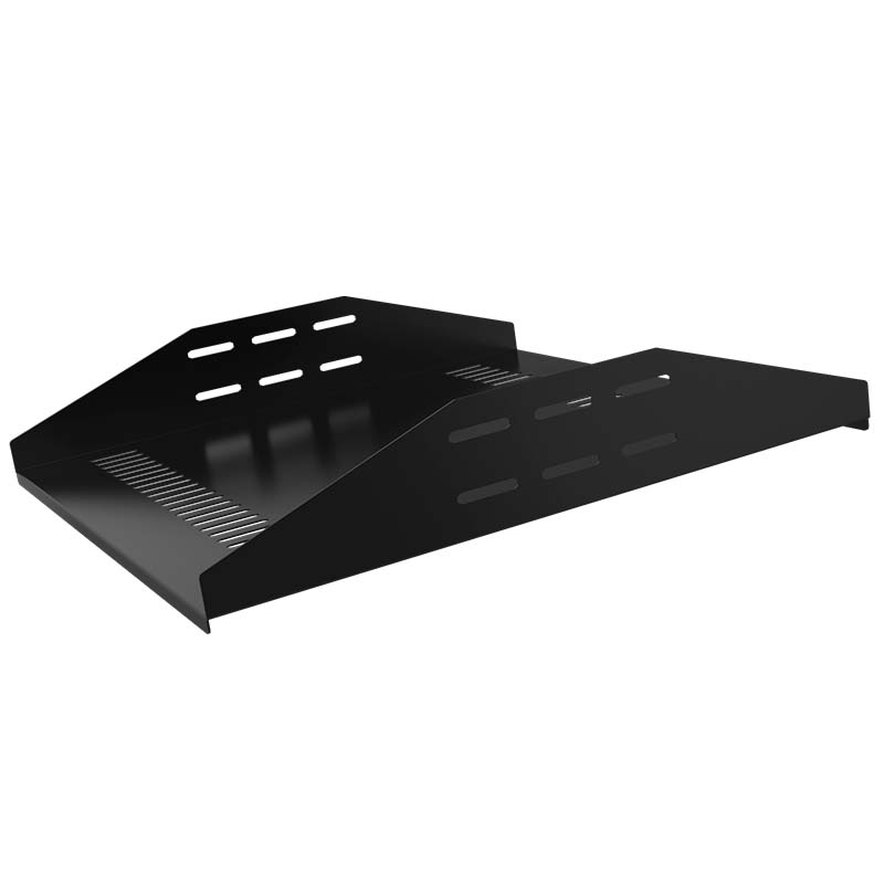 Double-sided vented shelf