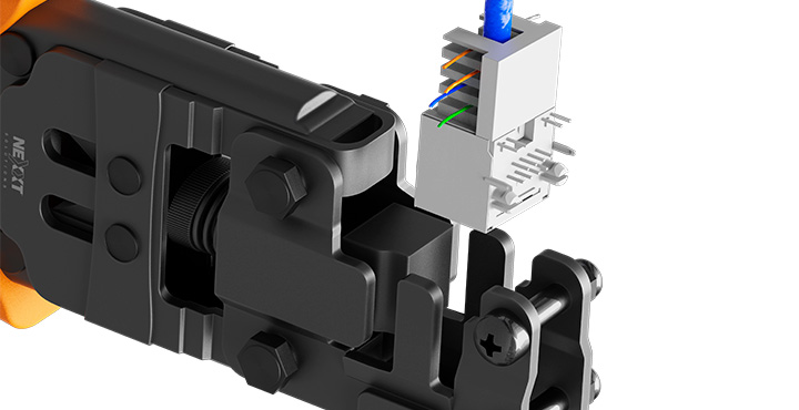 Nexxt Quick Term Keystone Jack, Fast Termination Tool - NPT-CCTRJ45