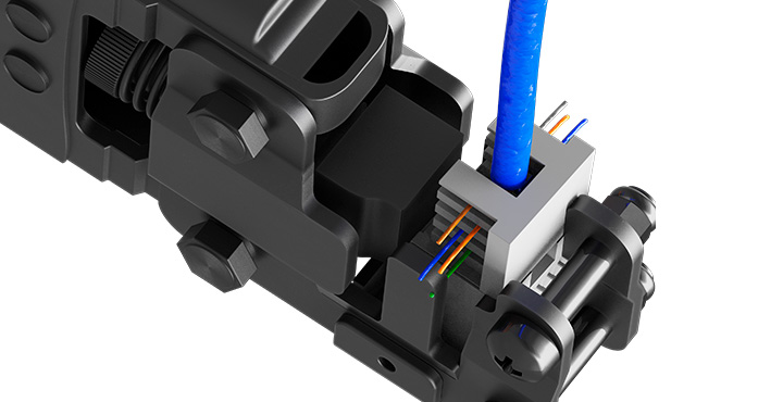 Nexxt Quick Term Keystone Jack, Fast Termination Tool - NPT-CCTRJ45