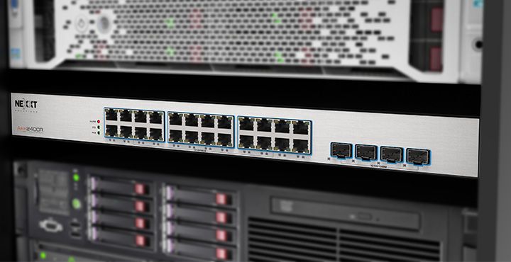 Axis2400R | 24-PORT GIGABIT POE+ RACK MOUNTABLE SWITCH - NSW-A2848PUR