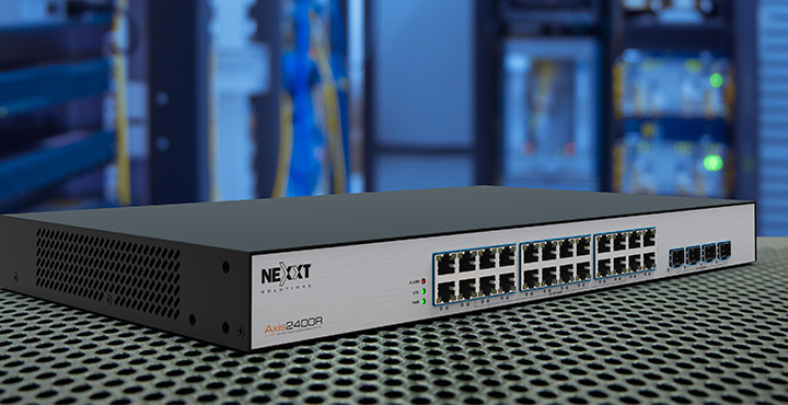 Axis2400R | 24-PORT GIGABIT POE+ RACK MOUNTABLE SWITCH - NSW-A2848PUR