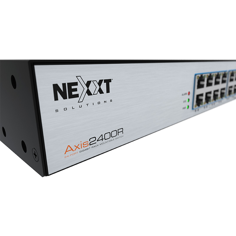 Axis2400R | 24-PORT GIGABIT POE+ RACK MOUNTABLE SWITCH - NSW-A2848PUR