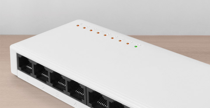 Naxos801-G | 8-port Gigabit desktop switch - NSW-N801G