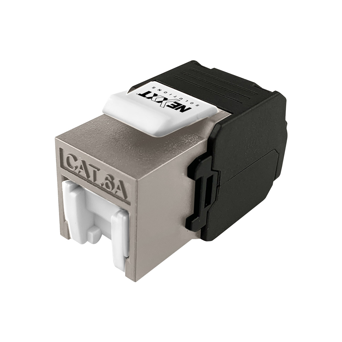 nt Cat6A unshielded keystone jack Unshielded, toolless and 110 type