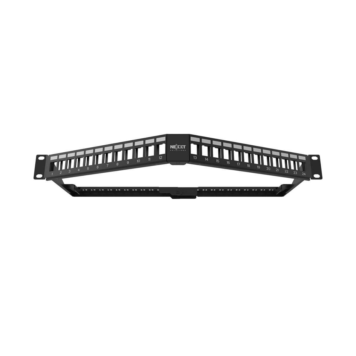 Angled Modular Shielded Patch Panel