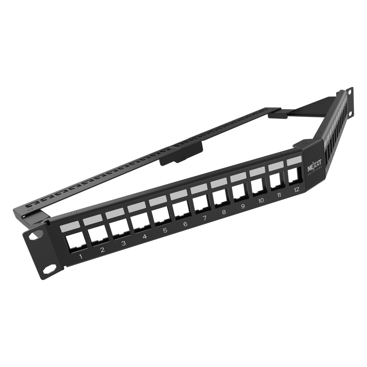 Angled Modular Shielded Patch Panel