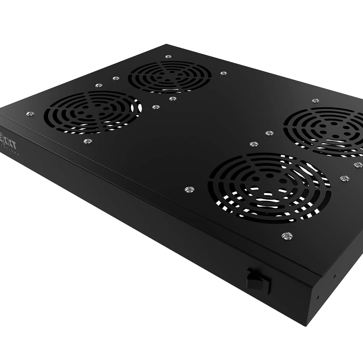 1U fan tray unit with 4 fans