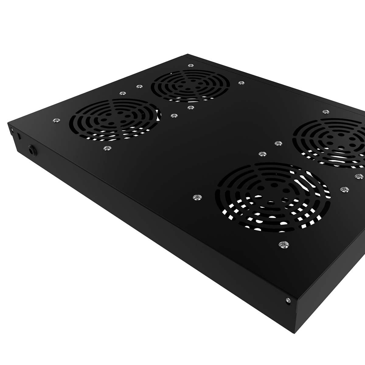 1U fan tray unit with 4 fans